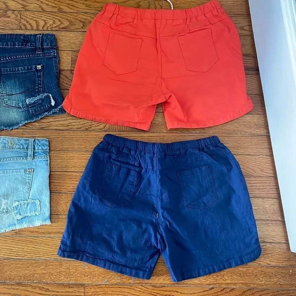 Bullhead bundle denim jeans linen 4 shorts summer pants juniors teens size 3 - Picture 12 of 15